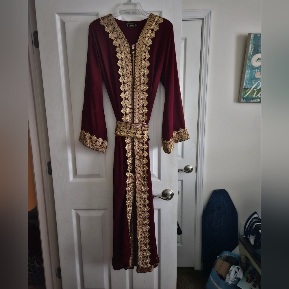 Red Long Sleeve Dress